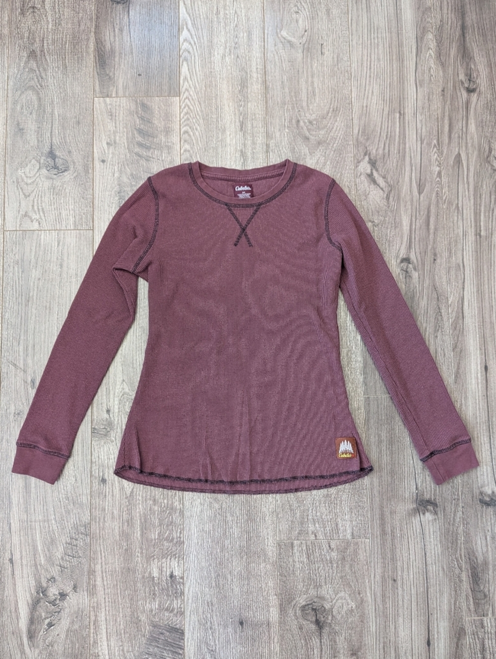 Cabela's Women's Thermal Long Sleeve Waffleknit Top - Picture 15 of 15